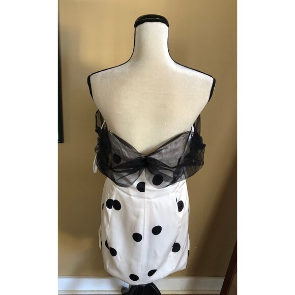 NWT For Love and Lemons Dorothy dot mini dress - Picture 10 of 13